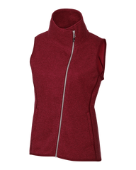 Cutter & Buck Fleece S / Cardinal Red Heather Cutter & Buck - Women's Mainsail Vest