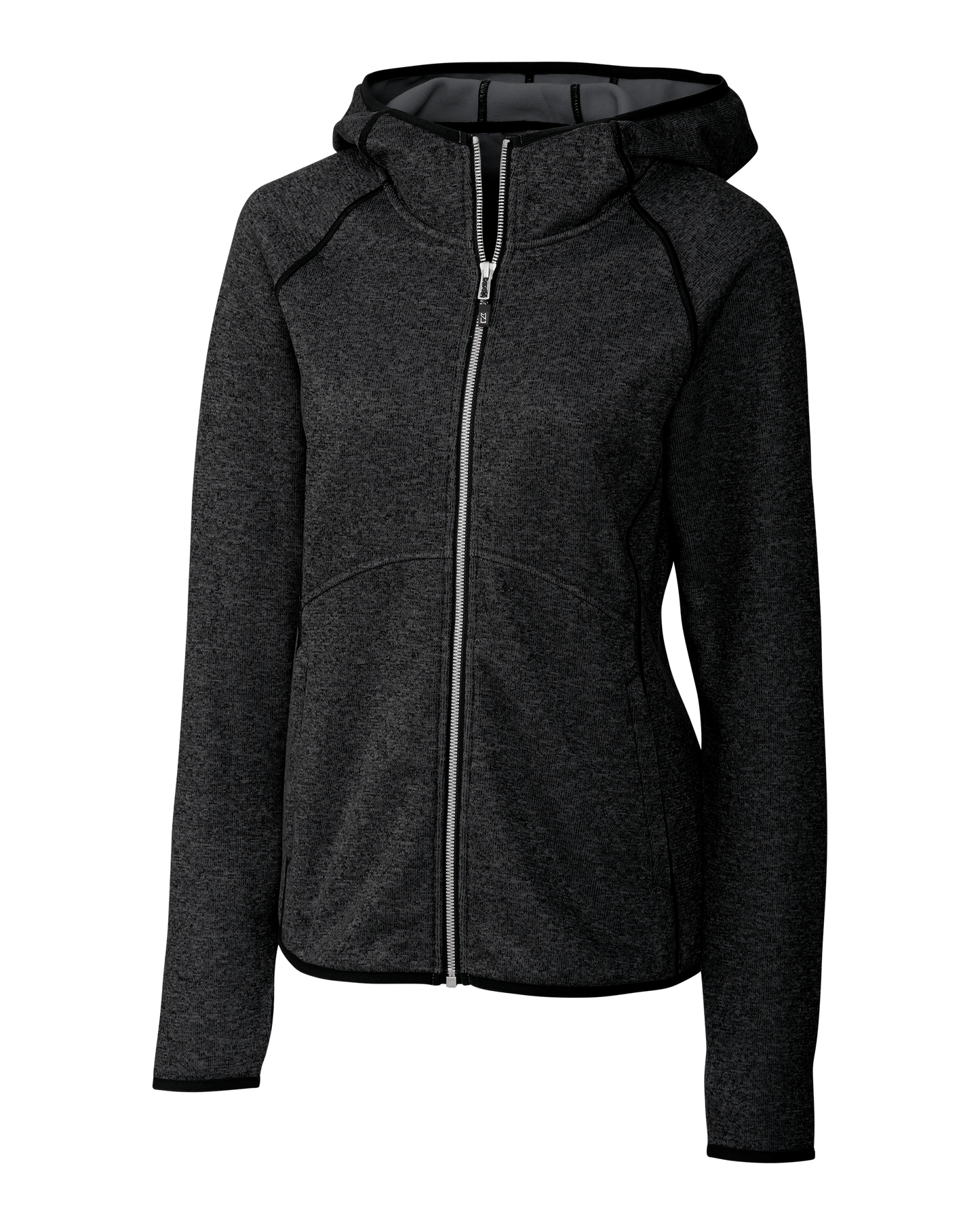 Cutter & Buck Fleece S / Charcoal Heather Cutter & Buck - Women's Mainsail Hooded Jacket