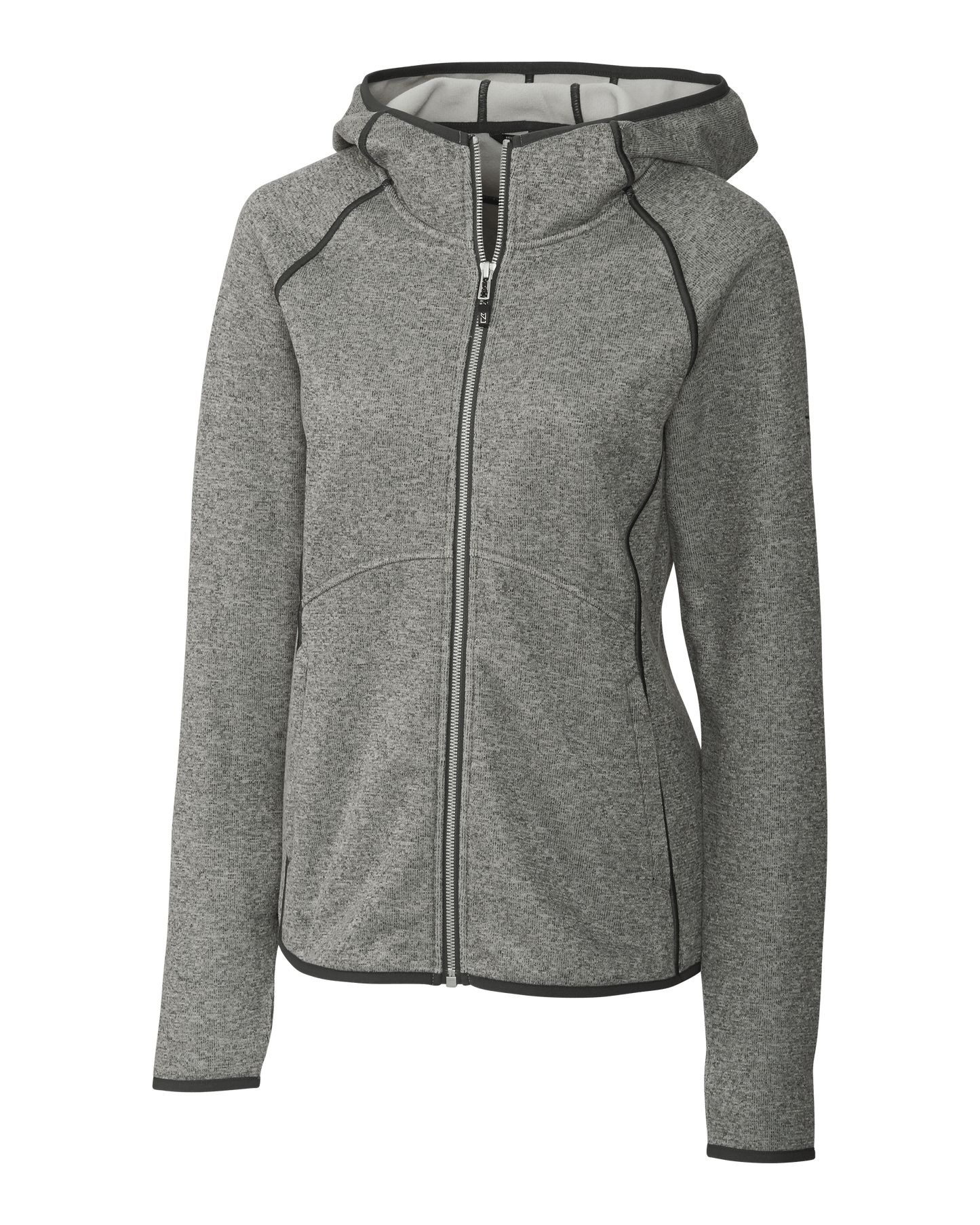 Cutter & Buck Fleece S / Polished Heather Cutter & Buck - Women's Mainsail Hooded Jacket