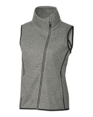 Cutter & Buck Fleece S / Polished Heather Cutter & Buck - Women's Mainsail Vest