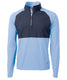 Cutter & Buck Layering Cutter & Buck - Men's Adapt Eco Knit Hybrid Quarter-Zip Pullover