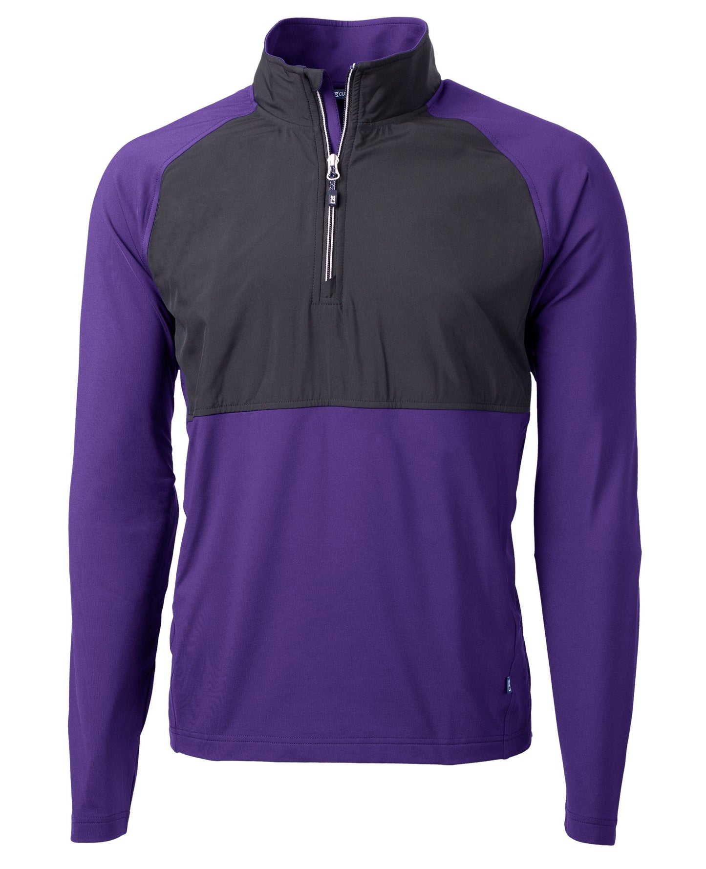 Cutter & Buck Layering Cutter & Buck - Men's Adapt Eco Knit Hybrid Quarter-Zip Pullover