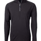 Cutter & Buck Layering S / Black Cutter & Buck - Men's Adapt Eco Knit Quarter Zip Pullover
