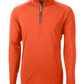 Cutter & Buck Layering S / College Orange Cutter & Buck - Men's Adapt Eco Knit Quarter Zip Pullover