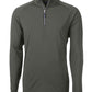 Cutter & Buck Layering S / Poplar Cutter & Buck - Men's Adapt Eco Knit Quarter Zip Pullover