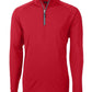 Cutter & Buck Layering S / Red Cutter & Buck - Men's Adapt Eco Knit Quarter Zip Pullover