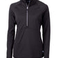 Cutter & Buck Layering XS / Black Cutter & Buck - Women's Adapt Eco Knit Half Zip Pullover