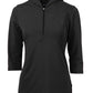 Cutter & Buck Layering XS / Black Cutter & Buck - Women's Virtue Eco Pique Half Zip Hoodie