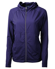 Cutter & Buck Layering XS / College Purple Cutter & Buck - Women's Adapt Eco Knit Full Zip Jacket