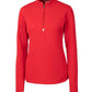 Cutter & Buck Layering XS / Red Cutter & Buck - Women's Traverse Stretch Quarter Zip