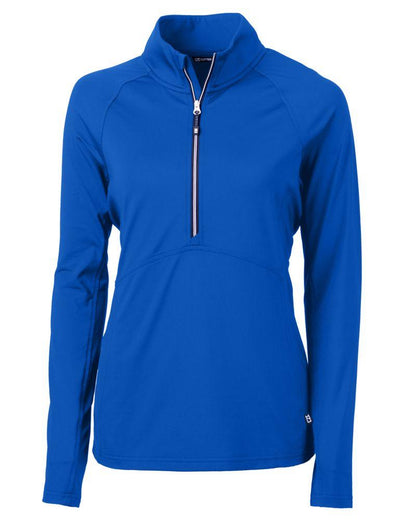 Cutter & Buck Layering XS / Tour Blue Cutter & Buck - Women's Adapt Eco Knit Half Zip Pullover