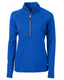 Cutter & Buck Layering XS / Tour Blue Cutter & Buck - Women's Adapt Eco Knit Half Zip Pullover