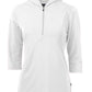 Cutter & Buck Layering XS / White Cutter & Buck - Women's Virtue Eco Pique Half Zip Hoodie