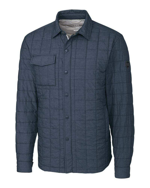 Cutter & Buck Outerwear S / Anthracite Melange Cutter & Buck - Men's Rainier PrimaLoft Eco Shirt Jacket