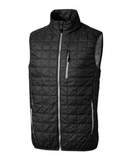 Cutter & Buck Outerwear S / Black Cutter & Buck - Men's Rainier PrimaLoft Eco Full Zip Vest
