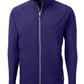 Cutter & Buck Outerwear S / College Purple Cutter & Buck - Men's Adapt Eco Knit Hybrid Recycled Full-Zip Jacket