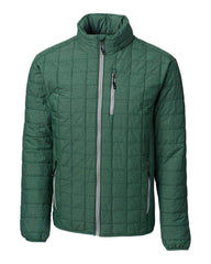 Cutter & Buck Outerwear S / Hunter Melange Cutter & Buck - Men's Rainier PrimaLoft Eco Full Zip Jacket