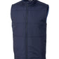 Cutter & Buck Outerwear S / Liberty Navy Cutter & Buck - Men's Stealth Hybrid Quilted Windbreaker Vest