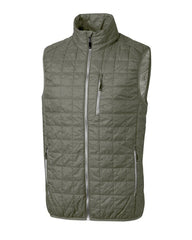 Cutter & Buck Outerwear S / Poplar Melange Cutter & Buck - Men's Rainier PrimaLoft Eco Full Zip Vest