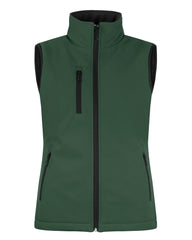 Cutter & Buck Outerwear XS / Bottle Green Cutter & Buck - Clique Women's Equinox Insulated Softshell Vest