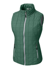 Cutter & Buck Outerwear XS / Hunter Melange Cutter & Buck - Women's Rainier PrimaLoft Eco Full Zip Vest