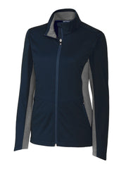Cutter & Buck Outerwear XS / Liberty Navy Cutter & Buck - Women's Navigate Softshell Full Zip Jacket