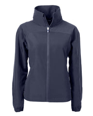 Cutter & Buck Outerwear XS / Navy Blue Cutter & Buck - Women's Charter Eco Recycled Full-Zip Jacket