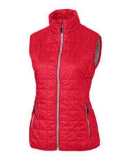 Cutter & Buck Outerwear XS / Red Cutter & Buck - Women's Rainier PrimaLoft Eco Full Zip Vest