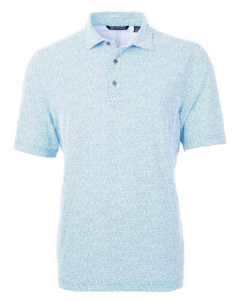 Cutter & Buck Men's Short Sleeve Virtue Eco Pique Recycled Polo Shirt at   Men’s Clothing store