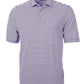Cutter & Buck Polos S / College Purple Cutter & Buck - Men's Eco Pique Stripe Recycled Polo