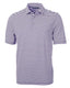 Cutter & Buck Polos S / College Purple Cutter & Buck - Men's Eco Pique Stripe Recycled Polo