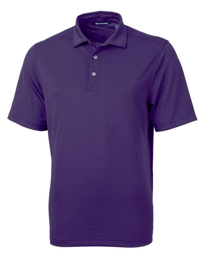 Cutter & Buck Polos S / College Purple Cutter & Buck - Men's Virtue Eco Pique Recycled Polo