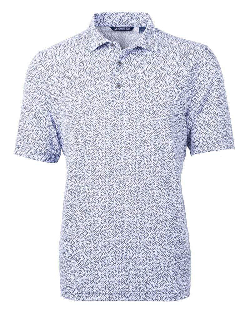 Cutter & Buck Polos S / Hyacinth Cutter & Buck - Men's Virtue Eco Pique Botanical Print Polo