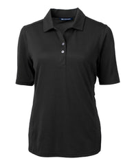 Cutter & Buck Polos XS / Black Cutter & Buck - Women's Virtue Eco Pique Recycled Polo
