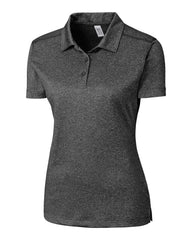 Cutter & Buck Polos XS / Black Heather Cutter & Buck - Clique Women's Charge Active Short Sleeve Polo