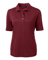 Cutter & Buck Polos XS / Bordeaux Cutter & Buck - Women's Virtue Eco Pique Recycled Polo