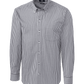 Cutter & Buck Woven Shirts S / Charcoal Cutter & Buck - Men's L/S Stretch Gingham