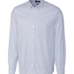 Cutter & Buck Woven Shirts S / French Blue Cutter & Buck - Men's L/S Stretch Oxford Stripe