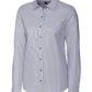 Cutter & Buck Woven Shirts XS / Charcoal Cutter & Buck - Women's L/S Stretch Oxford Stripe