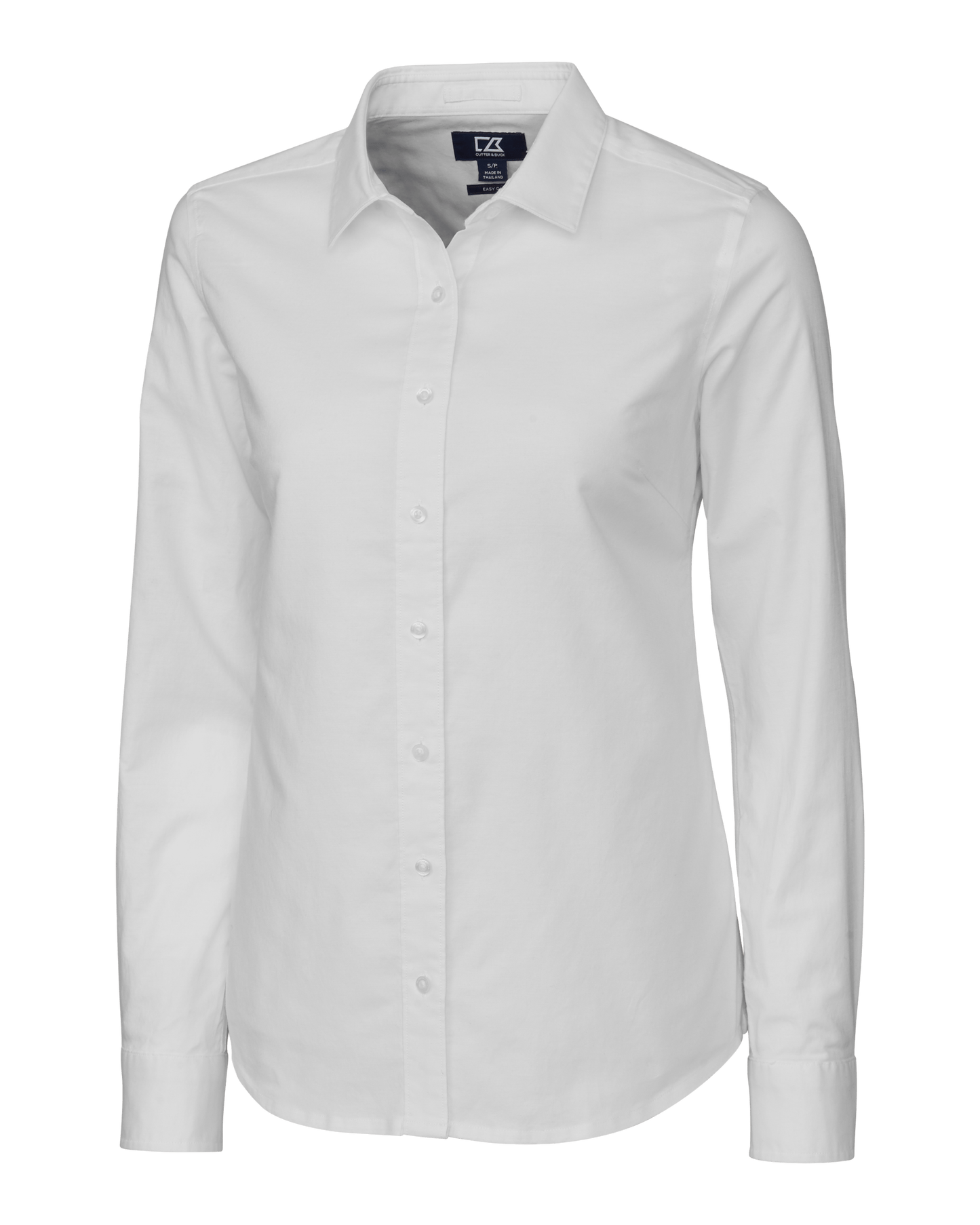 Cutter & Buck Woven Shirts XS / White Cutter & Buck - Women's L/S Stretch Oxford