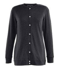 Devon & Jones Sweaters XS / BLACK Devon & Jones Ladies' Perfect Fit™ Ribbon Cardigan