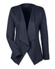 Devon & Jones Sweaters XS / BLACK Devon & Jones Perfect Fit™ Draped Open Blazer