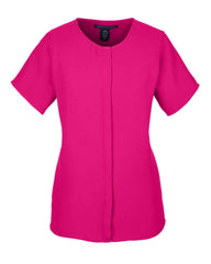 Devon & Jones Sweaters XS / Crown Raspberry Devon & Jones - Women's Perfect Fit™ Short Sleeve Crepe Blouse