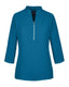 Devon & Jones Sweaters XS / DARK TEAL Devon & Jones Perfect Fit™ Three-Quarter Sleeve Crepe Tunic