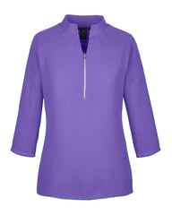 Devon & Jones Sweaters XS / Grape Devon & Jones - Women's Perfect Fit™ Three-Quarter Sleeve Crepe Tunic