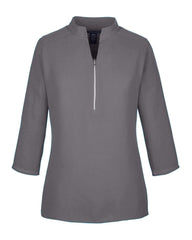 Devon & Jones Sweaters XS / Graphite Devon & Jones - Women's Perfect Fit™ Three-Quarter Sleeve Crepe Tunic
