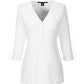 Devon & Jones Sweaters XS / WHITE Devon & Jones Ladies' Perfect Fit™ Y-Placket Convertible Sleeve Knit Top