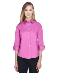 Devon & Jones Woven Shirts Devon & Jones -Women's Perfect Fit™ 3/4 Sleeve Stretch Poplin Blouse