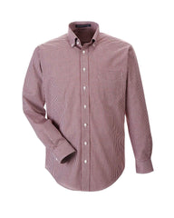 Devon & Jones Woven Shirts S / BURGUNDY Devon & Jones Men's Crown Collection™ Gingham Check