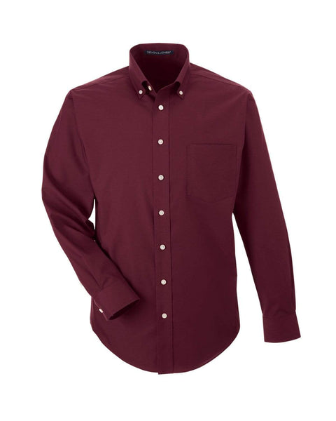 Devon & Jones Woven Shirts XS / BURGUNDY Devon & Jones Men's Crown Collection™ Solid Broadcloth